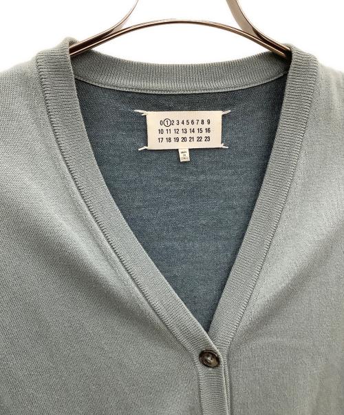 Maison Margiela（メゾンマルジェラ）Maison Margiela (メゾンマルジェラ) エルボーパッチカーディガン ブルー サイズ:XSの古着・服飾アイテム