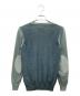 Maison Margiela (メゾンマルジェラ) エルボーパッチカーディガン ブルー サイズ:XS：17000円