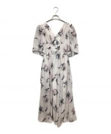 HER LIP TO（ハーリップトゥ）の古着「半袖ワンピース」｜ピンク