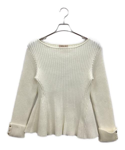 Apuweiser-riche（アプワイザーリッシェ）Apuweiser-riche (アプワイザーリッシェ) 厚手ニット アイボリー サイズ:2の古着・服飾アイテム