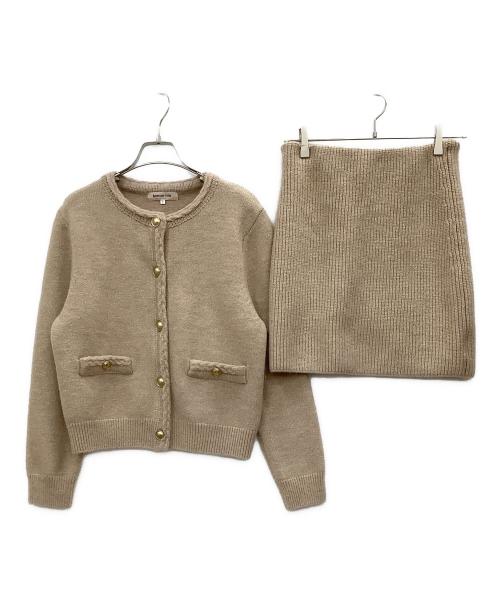 Apuweiser-riche（アプワイザーリッシェ）Apuweiser-riche (アプワイザーリッシェ) セットアップ ベージュ サイズ:1の古着・服飾アイテム