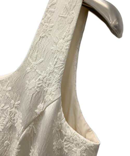 HER LIP TO（ハーリップトゥ）HER LIP TO (ハーリップトゥ) Classic Floral Jacquard Dress ベージュ サイズ:Sの古着・服飾アイテム