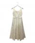HER LIP TO（ハーリップトゥ）の古着「Classic Floral Jacquard Dress」｜ベージュ