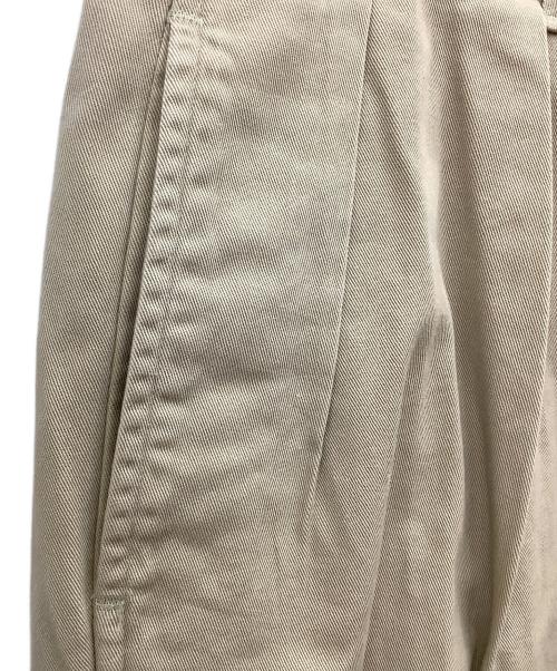 POLO RALPH LAUREN（ポロ・ラルフローレン）POLO RALPH LAUREN (ポロ・ラルフローレン) 2タックチノパン ベージュ サイズ:35/34の古着・服飾アイテム