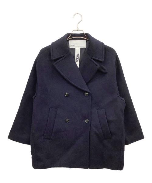 ticca（ティッカ）ticca (ティッカ) Pコート ネイビー サイズ:Fの古着・服飾アイテム