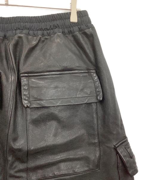 A.F ARTEFACT（エーエフ アーティファクト）A.F ARTEFACT (エーエフ アーティファクト) コートレザーハーフパンツ ブラック サイズ:2の古着・服飾アイテム
