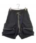 A.F ARTEFACT（エーエフ アーティファクト）の古着「ハーフパンツ」｜ブラック