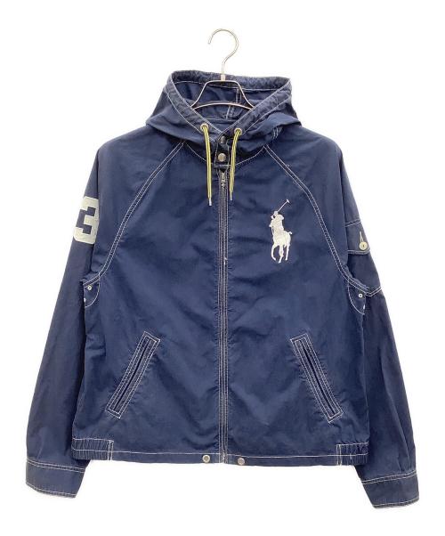 POLO RALPH LAUREN（ポロ・ラルフローレン）POLO RALPH LAUREN (ポロ・ラルフローレン) コットンパーカー ネイビー サイズ:Lの古着・服飾アイテム