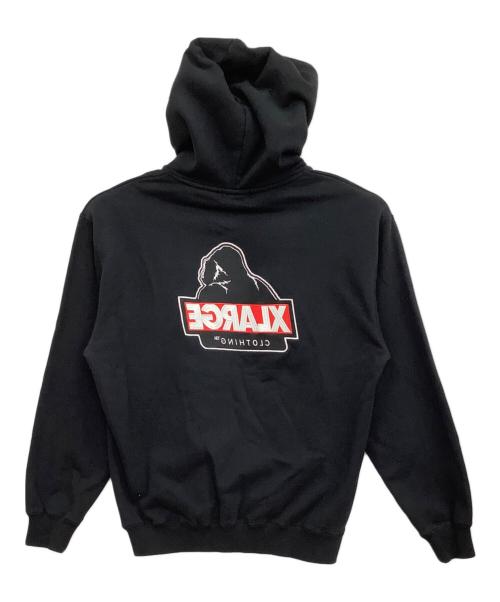 X-LARGE（エクストララージ）X-LARGE (エクストララージ) プルオーバーパーカー ブラック サイズ:Mの古着・服飾アイテム