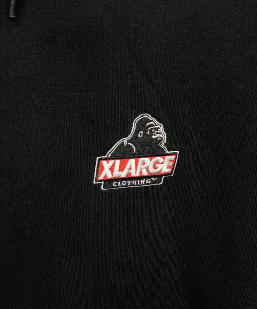 X-LARGE（エクストララージ）X-LARGE (エクストララージ) プルオーバーパーカー ブラック サイズ:Mの古着・服飾アイテム