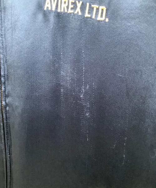 AVIREX（アヴィレックス）AVIREX (アヴィレックス) リバーシブルスカジャン ブルー×ゴールド サイズ:2XLの古着・服飾アイテム