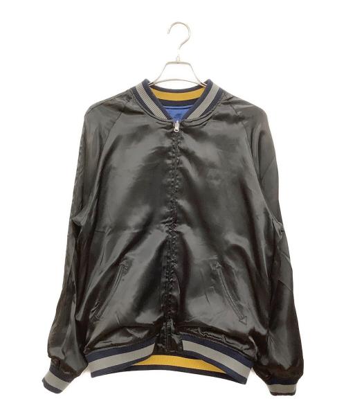 AVIREX（アヴィレックス）AVIREX (アヴィレックス) リバーシブルスカジャン ブルー×ゴールド サイズ:2XLの古着・服飾アイテム