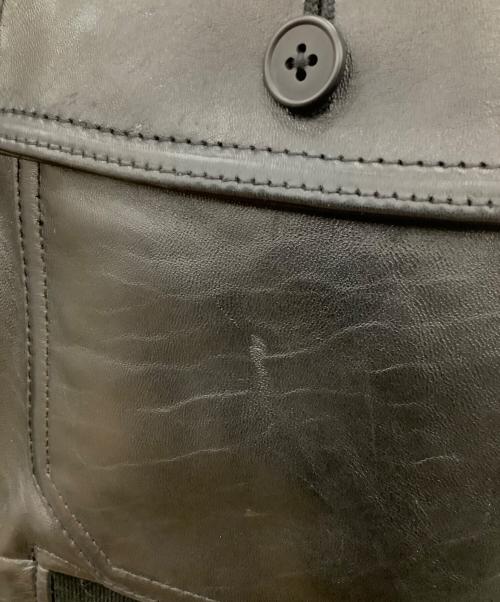 AVIREX（アヴィレックス）AVIREX (アヴィレックス) ラムレザージャケット ブラック サイズ:XLの古着・服飾アイテム