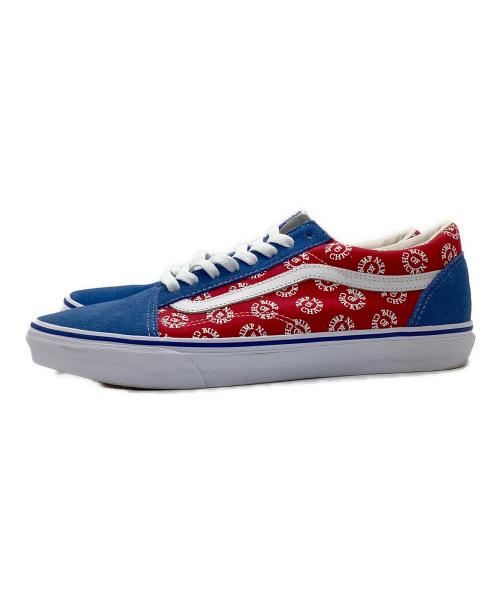 VANS（ヴァンズ）VANS (ヴァンズ) BUMP OF CHIKEN (バンプ オブ チキン) ローカットスニーカー ブルー×レッド サイズ:28.5の古着・服飾アイテム