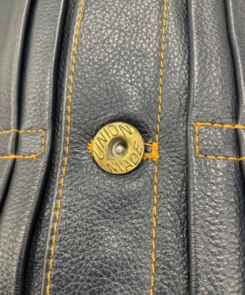 BOLINI（ボリーニ）BOLINI (ボリーニ) レザージャケット インディゴ サイズ:46の古着・服飾アイテム