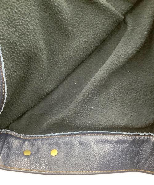 BOLINI（ボリーニ）BOLINI (ボリーニ) レザージャケット インディゴ サイズ:46の古着・服飾アイテム