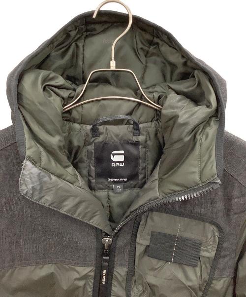 G-STAR RAW（ジースターロゥ）G-STAR RAW (ジースターロゥ) Denim Mix Padded Jacket カーキ サイズ:Mの古着・服飾アイテム