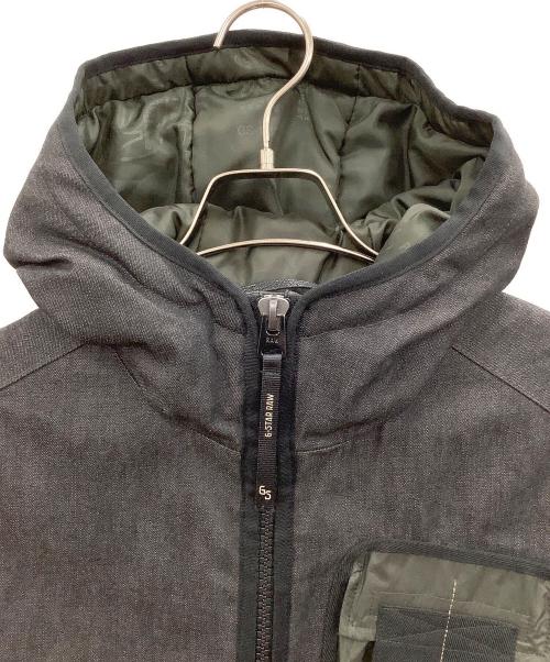 G-STAR RAW（ジースターロゥ）G-STAR RAW (ジースターロゥ) Denim Mix Padded Jacket カーキ サイズ:Mの古着・服飾アイテム