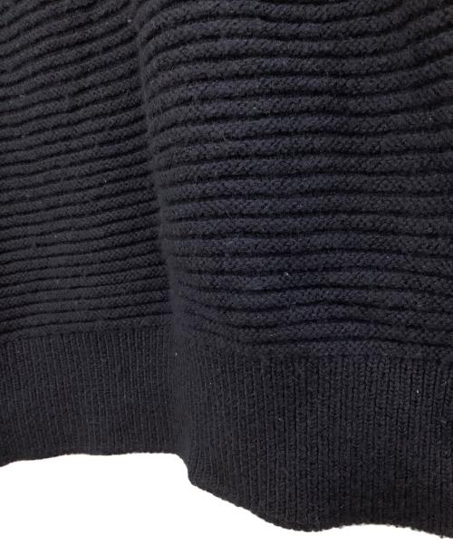 CULLNI（クルニ）CULLNI (クルニ) 厚手ニット ネイビー×ブラウン サイズ:1の古着・服飾アイテム