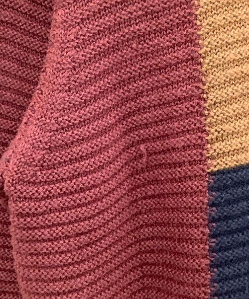 CULLNI（クルニ）CULLNI (クルニ) 厚手ニット ネイビー×ブラウン サイズ:1の古着・服飾アイテム