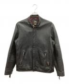 Schottショット）の古着「シングルレザーライダースジャケット」｜ブラック