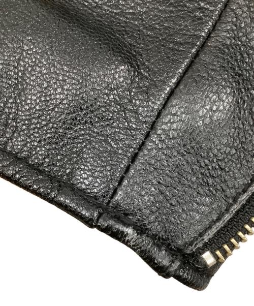 Schott（ショット）Schott (ショット) シングルレザーライダースジャケット ブラック サイズ:Lの古着・服飾アイテム