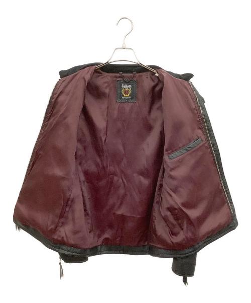 Schott（ショット）Schott (ショット) シングルレザーライダースジャケット ブラック サイズ:Lの古着・服飾アイテム
