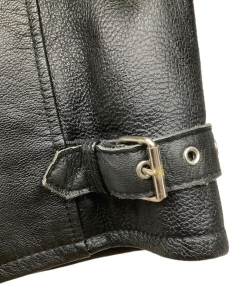 Schott（ショット）Schott (ショット) シングルレザーライダースジャケット ブラック サイズ:Lの古着・服飾アイテム