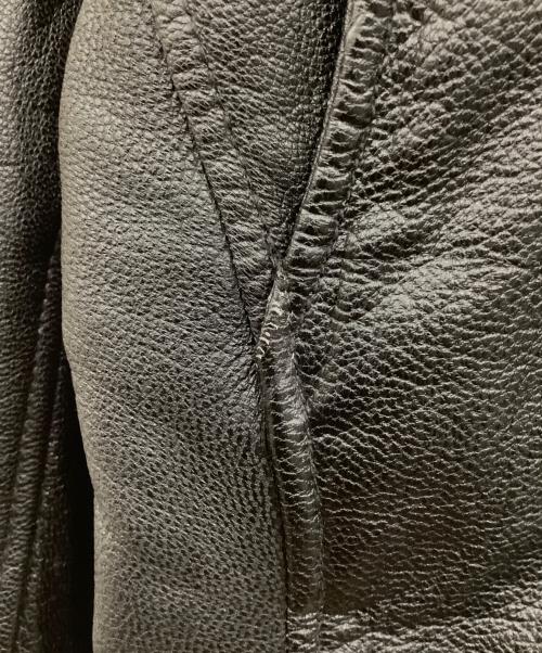 Schott（ショット）Schott (ショット) シングルレザーライダースジャケット ブラック サイズ:Lの古着・服飾アイテム