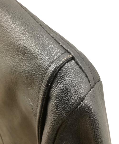 Schott（ショット）Schott (ショット) シングルレザーライダースジャケット ブラック サイズ:Lの古着・服飾アイテム