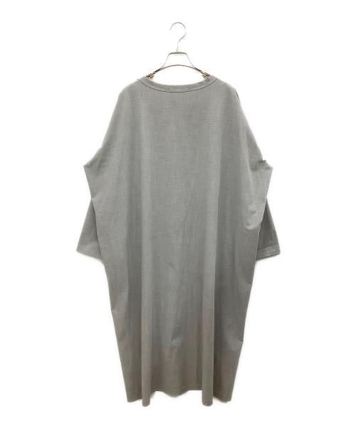 mizuiro-ind（ミズイロインド）mizuiro-ind (ミズイロインド) 長袖ワンピース グレー サイズ:−の古着・服飾アイテム