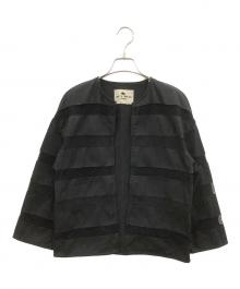 ETRO（エトロ）の古着「ノーカラージャケット」｜ブラック