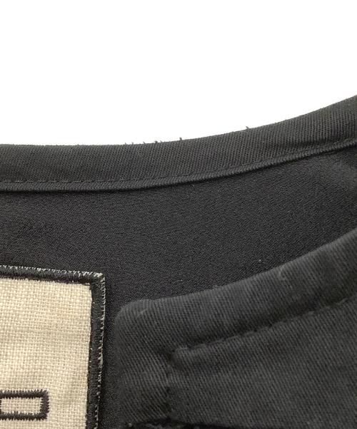 ETRO（エトロ）ETRO (エトロ) ノーカラージャケット ブラック サイズ:40の古着・服飾アイテム