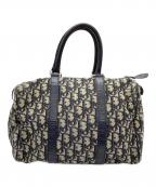 Christian Diorクリスチャン ディオール）の古着「トロッター柄ハンドバッグ」｜ベージュ×ブラック