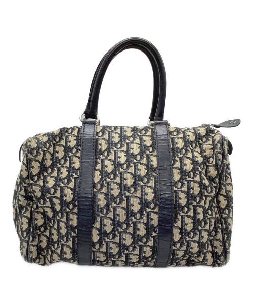 Christian Dior（クリスチャン ディオール）Christian Dior (クリスチャン ディオール) トロッター柄ハンドバッグ ベージュ×ブラック サイズ:−の古着・服飾アイテム