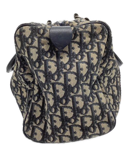 Christian Dior（クリスチャン ディオール）Christian Dior (クリスチャン ディオール) トロッター柄ハンドバッグ ベージュ×ブラック サイズ:−の古着・服飾アイテム