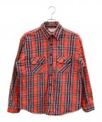 FIVE BROTHERファイブブラザー）の古着「長袖シャツ」｜レッド