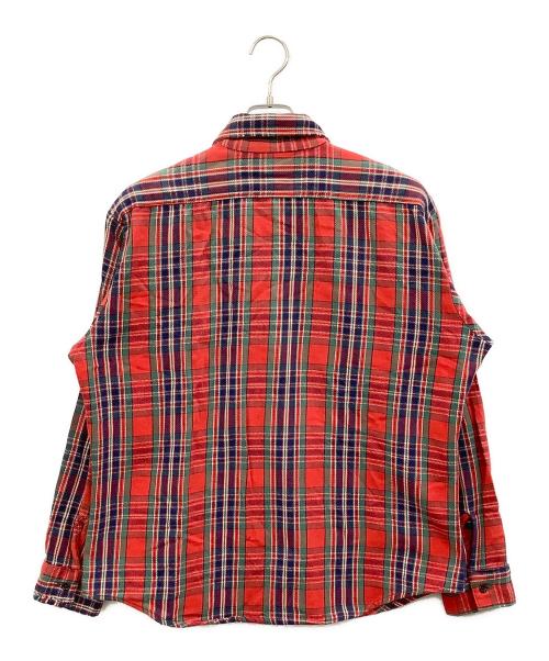 FIVE BROTHER（ファイブブラザー）FIVE BROTHER (ファイブブラザー) 長袖シャツ レッド サイズ:Lの古着・服飾アイテム