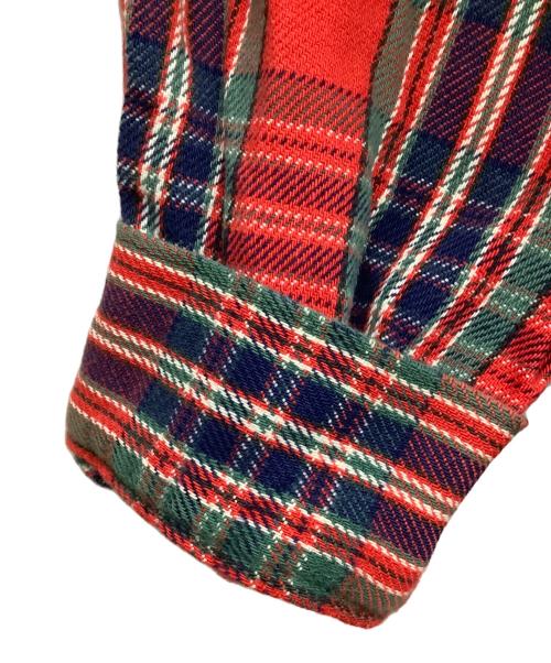 FIVE BROTHER（ファイブブラザー）FIVE BROTHER (ファイブブラザー) 長袖シャツ レッド サイズ:Lの古着・服飾アイテム