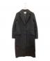 STEVEN ALAN（スティーブンアラン）の古着「COLOR KEMPI MELTON CHESTER COAT」｜ブラック