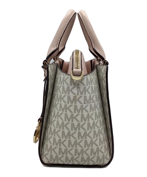 MICHAEL KORS（マイケル・コース）MICHAEL KORS (マイケル・コース) 2WAYバッグ ベージュ×ピンク サイズ:−の古着・服飾アイテム