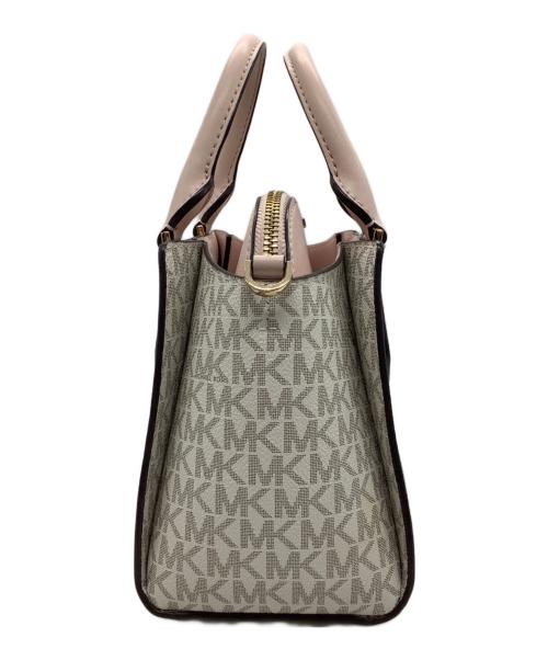 MICHAEL KORS（マイケル・コース）MICHAEL KORS (マイケル・コース) 2WAYバッグ ベージュ×ピンク サイズ:−の古着・服飾アイテム