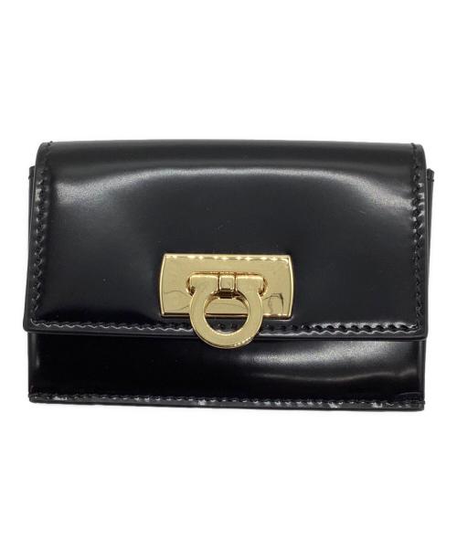 Ferragamo（フェラガモ）Ferragamo (フェラガモ) カードケース ブラック サイズ:−の古着・服飾アイテム