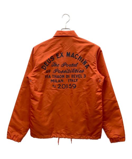 DEUS EX MACHINA（デウス エクス マキナ）DEUS EX MACHINA (デウス エクス マキナ) コーチジャケット オレンジ サイズ:Sの古着・服飾アイテム