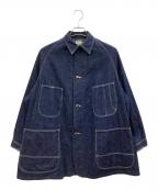 orSlowオアスロウ）の古着「カバーオール」｜インディゴ