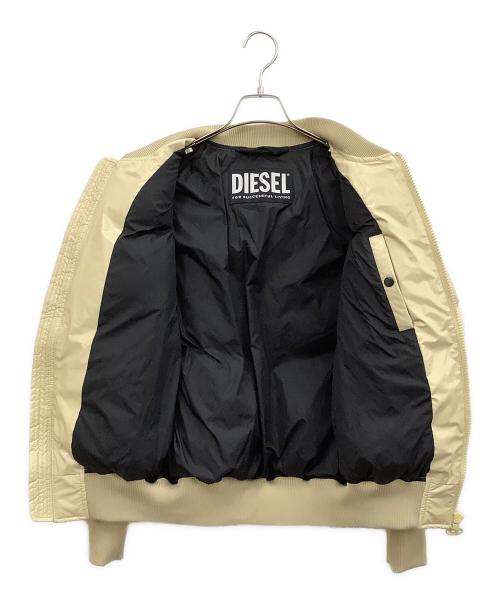DIESEL（ディーゼル）DIESEL (ディーゼル) ダウンジャケット ベージュ サイズ:Sの古着・服飾アイテム
