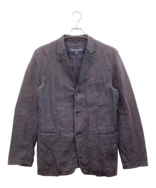COMME des GARCONS HOMME（コムデギャルソン オム）COMME des GARCONS HOMME (コムデギャルソン オム) 3Bリネンジャケット ネイビー サイズ:Mの古着・服飾アイテム