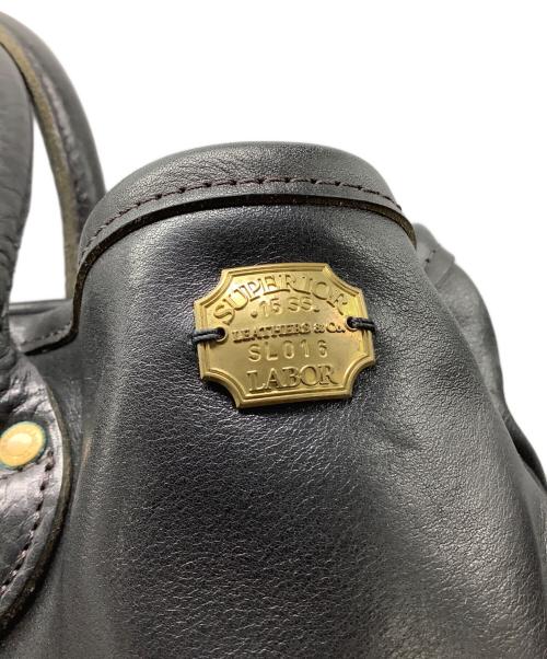 THE SUPERIOR LABOR（シュペリオールレイバー）THE SUPERIOR LABOR (シュペリオールレイバー) レザートートバッグ ブラック サイズ:−の古着・服飾アイテム