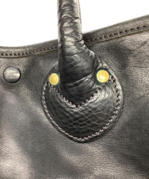 THE SUPERIOR LABOR（シュペリオールレイバー）THE SUPERIOR LABOR (シュペリオールレイバー) レザートートバッグ ブラック サイズ:−の古着・服飾アイテム