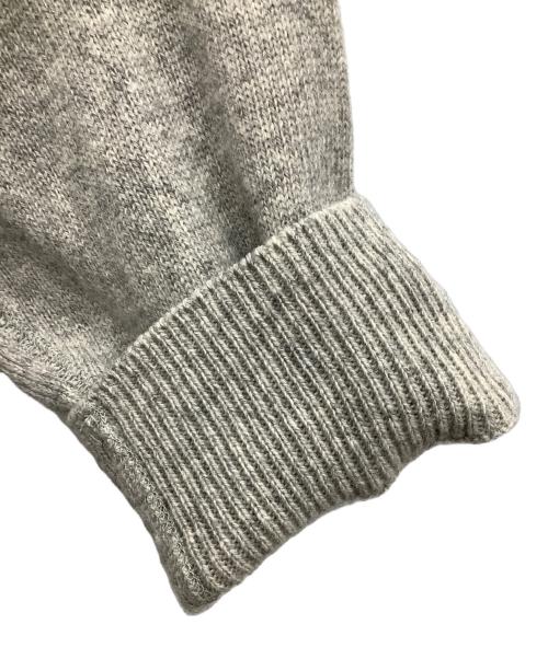MHL（エムエイチエル）MHL (エムエイチエル) WASHABLE DRY WOOL KNITWEAR グレー サイズ:Lの古着・服飾アイテム